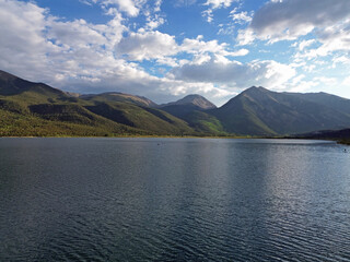 Rocky Mountains on Twin Lakes, Colorado