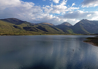 Idyllic scenery on Twin Lakes, Colorado