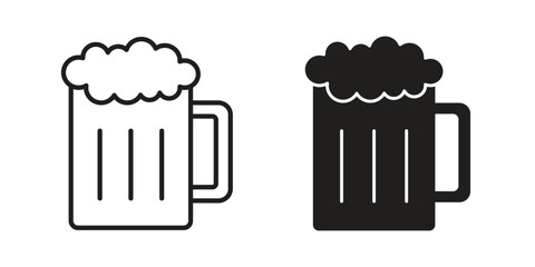 Beer icons. High-quality vector designs