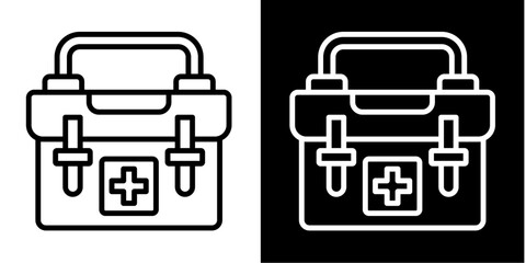 Medical Kit  Icon Set White Mix Style Collection