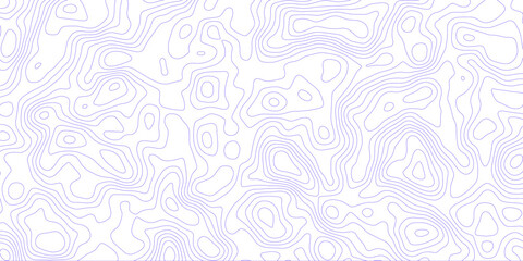 Abstract wavy topographic map. Abstract wavy and curved lines background. Abstract geometric topographic contour map background.	