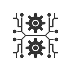 Obraz premium Technology Gear Icon