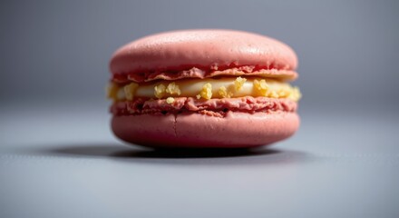 Sweeten your day with this delightful pink macaron a perfect treat for any occasion share the love now