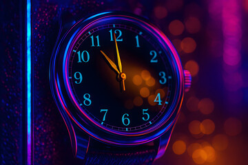 Golden Classic Clock at Eleven