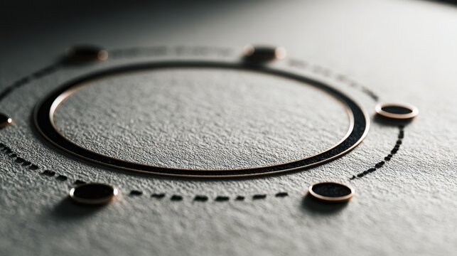 Elegant bracelet featuring a circle of colorful beads symbolizing a loop concept in a creative and stylish jewelry design