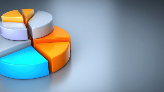 A detailed pie chart depicting environmental cost breakdown with segmented data for comprehensive financial insights