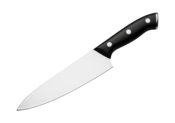 Professional style kitchen utility tool with polished metal blade and dark ergonomic handle