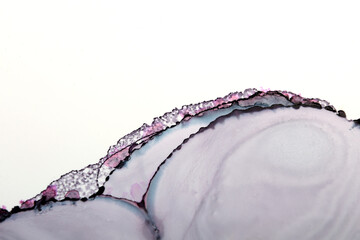 art background from colorful ink spots