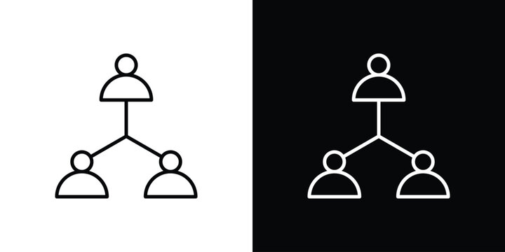 Coordinate icon symbol, Set of line icons pack