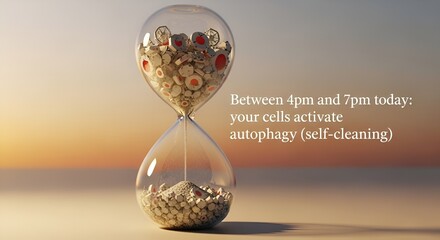 Autophagy and Circadian Rhythm: Cellular Self-Cleaning Process Activated Between 4pm-7pm According to Body's Natural Biological Clock