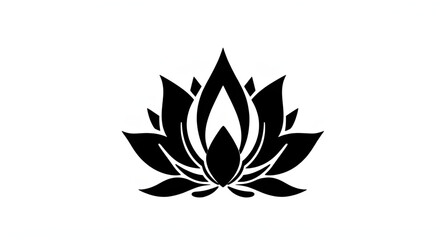 lotus,petal,flower,blossom,vector,silhouette,outline,icon,shape,floral,nature,botanical,mandala,zen,sacred,bloom,decor,ornament,design,graphic,solid,black,minimal,elegant,classic,clean,simple,symmetry