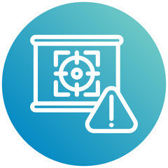 Focus Icon Mini Illustration Icon. Use For Modern Concept, Print, Ui, Ux Kit, Web And App Development. Vector Related To Office, Education, Examination And More