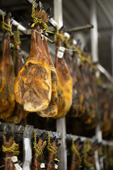 Plant carries out harvesting, smoking, packing and sale of ham. Production of pork at enterprise.