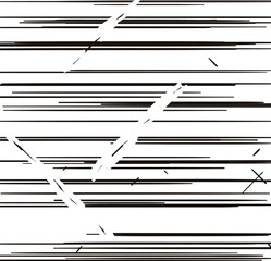 Texture with horizontal lines and diagonal cuts stripes