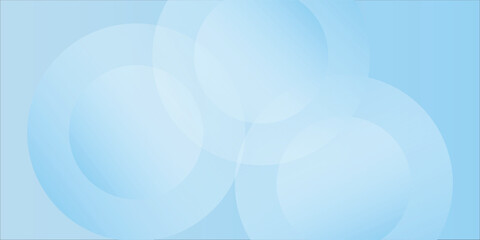 Soft Blue Abstract Circles Background With Gentle Overlaps And Subtle Light Gradient
