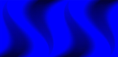Fototapeta premium Halftone wave background. Curved gradient texture or pattern. Vector illustration.
