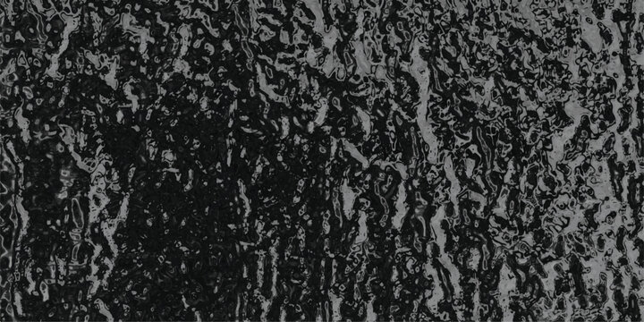 Dark, textured surface with a glossy, undulating pattern and deep shadows, resembling molten metal or a rough, wet material for dramatic and abstract backgrounds