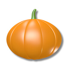 pumpkin on a white background