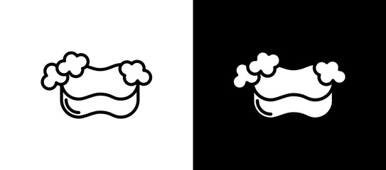 Sponge blackwhite icon