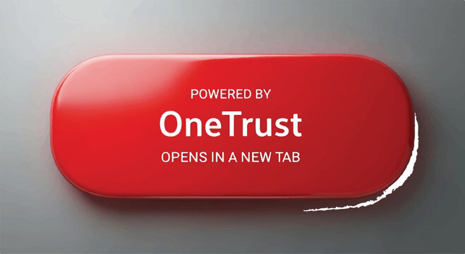 OneTrust button, a red oblong shape with white text.