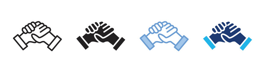 Respect icon set multiple style collection