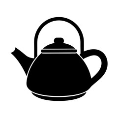 Silhouette Kettle Whistle Icon  Clean Modern Vector for UI UX and Tea-Themed Designs