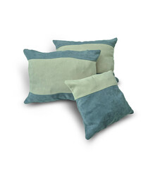 Set of modern decorative pillows	
