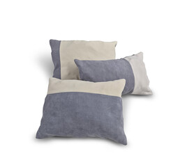 Set of modern decorative pillows	
