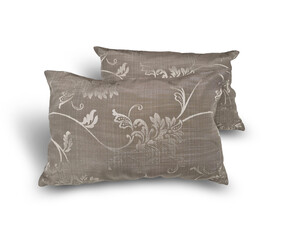 Set of modern decorative pillows	
