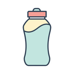 Dish Soap Bottle Icon Vector illustration.eps