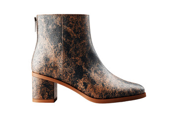 Single Clean 3D Ankle Boot – Material Showcase Footwear Rendering