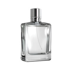 Elegant 3D Fragrance Bottle – Transparent and Frosted Cosmetic Design