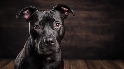liberality. Closeup portrait of an adorable dog with soft lighting and copy space. wildlife magazines, conservation campaigns, designed for nature documentaries and education.
