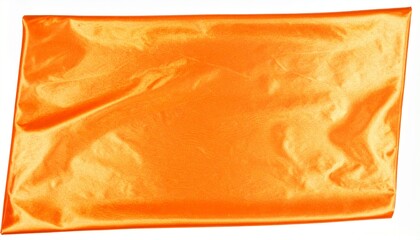 Vibrant Orange Satin Fabric, Smooth Texture, Luxurious Drape, Shiny Surface, Elegant Material, Soft 