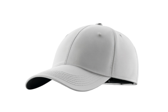 3D Baseball Cap – Front View Mockup on Transparent Background