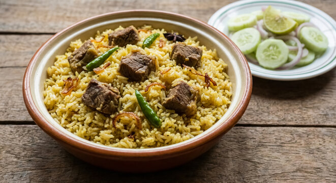 Classic Tehari Rice with Beef