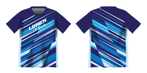 abstract blue background pattern for sport jersey design mockup