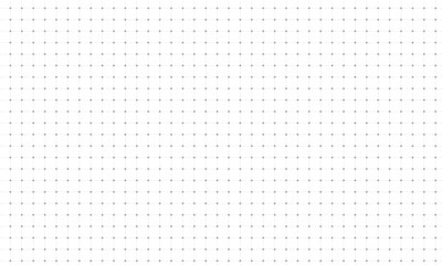 クロスした部分が十字になった5個ずつ並ぶグレーの破線の四角い方眼