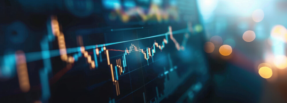 Market Analysis: A dynamic chart illustrating the ebbs and flows of the market, symbolizing economic trends, and offering insights into financial strategies and investment opportunities. - Powered by Adobe