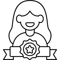 Line Art Ambassador Icon