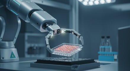 Robotic arm handling object