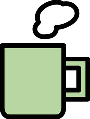 따뜻한 음료와 일상 감성을 담은 머그컵 이미지로, 집들이 선물&middot;카페 감성&middot;티타임&middot;데일리 컵 분위기를 표현한 생활용품 머그컵 디자인