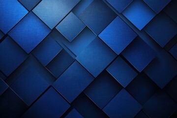 Fototapeta premium abstract pattern of overlapping blue textured squares with shadows creating depth and a modern geometric design
