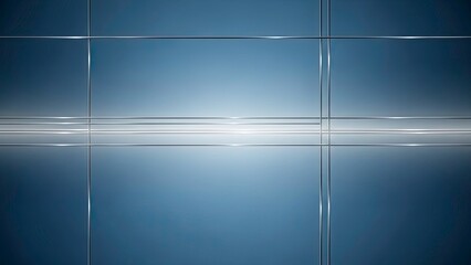 Abstract background with glowing horizontal and vertical lines creating a grid pattern on a blue gradient surface