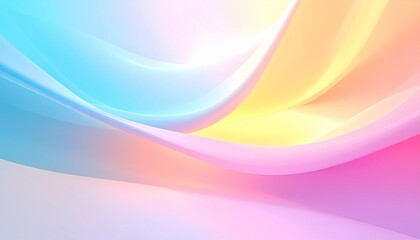 Obraz premium パステルグロウ・ソフトグラデーション背景