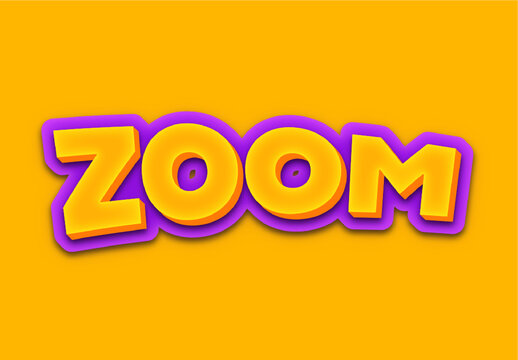 Yellow And Purple Cartoon 3D Text Effect Bold Comic Playful Font