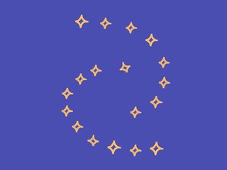 Golden sparkle trail on a blue background, creating a bright, magical, and modern aesthetic perfect for digital designs, decorations, and creative visual projects. 