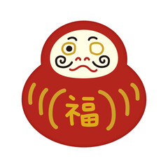 だるま（片目なし）