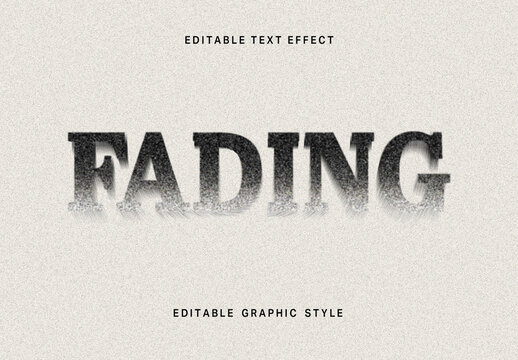 Grain Fading Text Effect