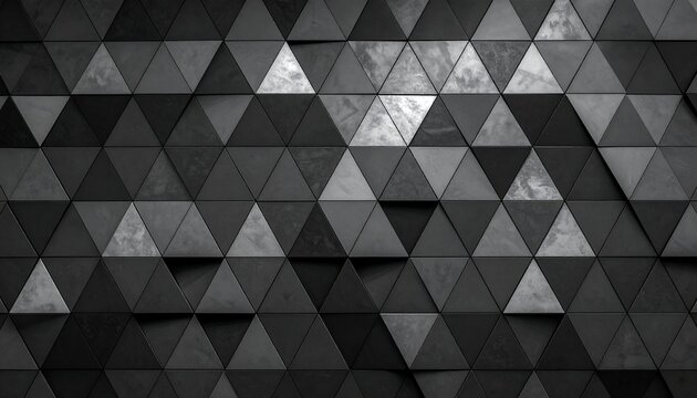 Abstract triangular pattern with varying shades of gray and a slightly textured appearance